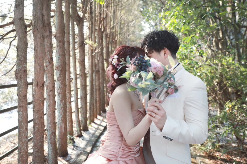 ブーケを使って