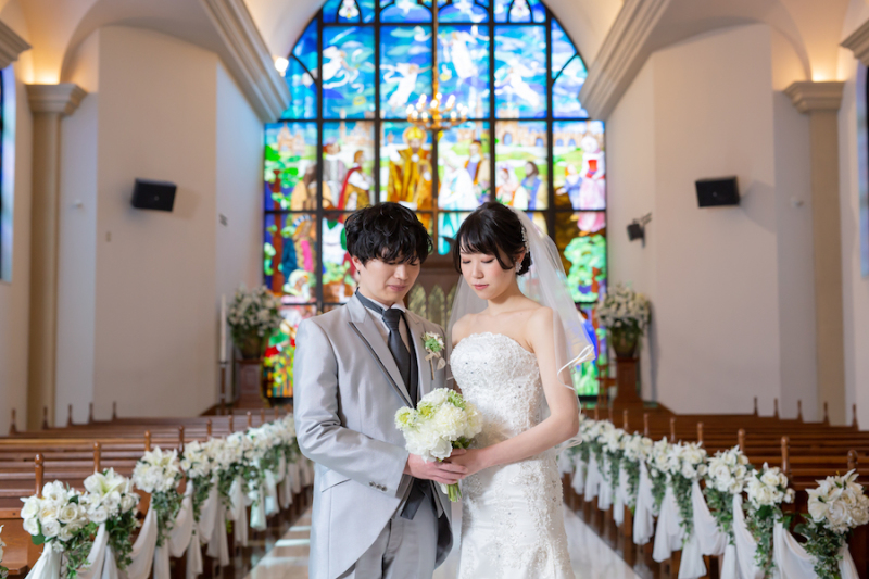 ステンドグラスがとても素敵チャペル