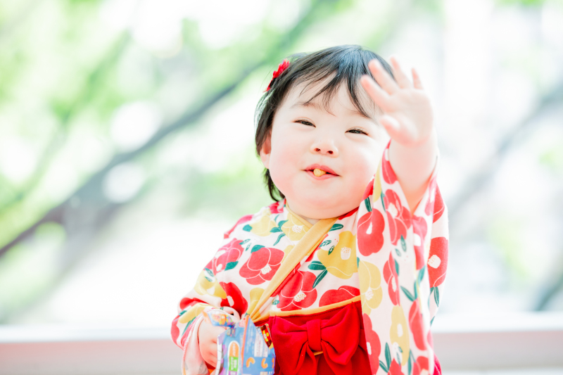 幸せあふれる笑顔