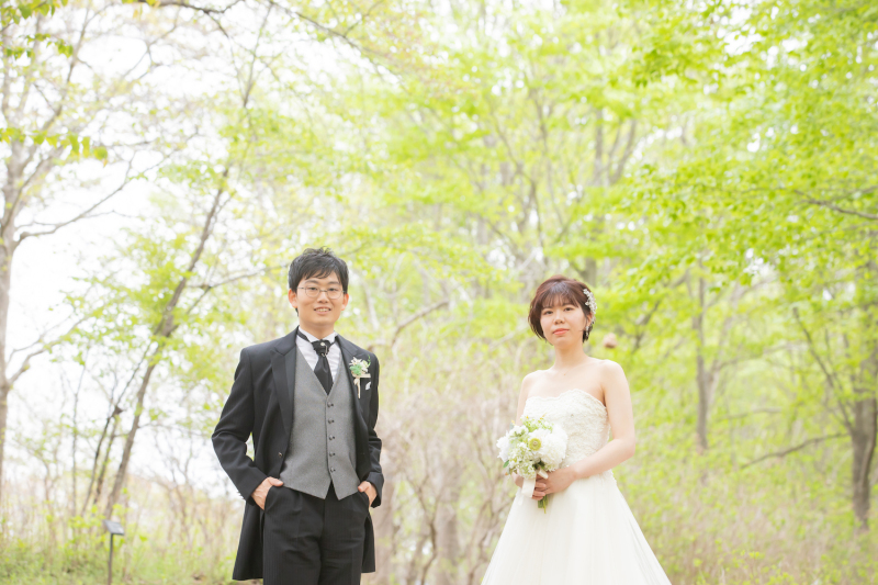 次は、緑に囲まれてぱしゃり！