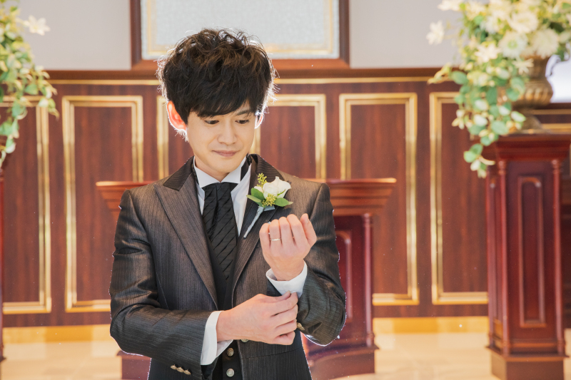 ご新郎様ソロショット