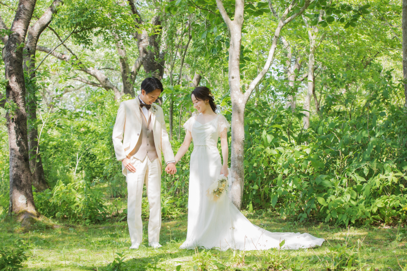 自然に囲まれた空間で