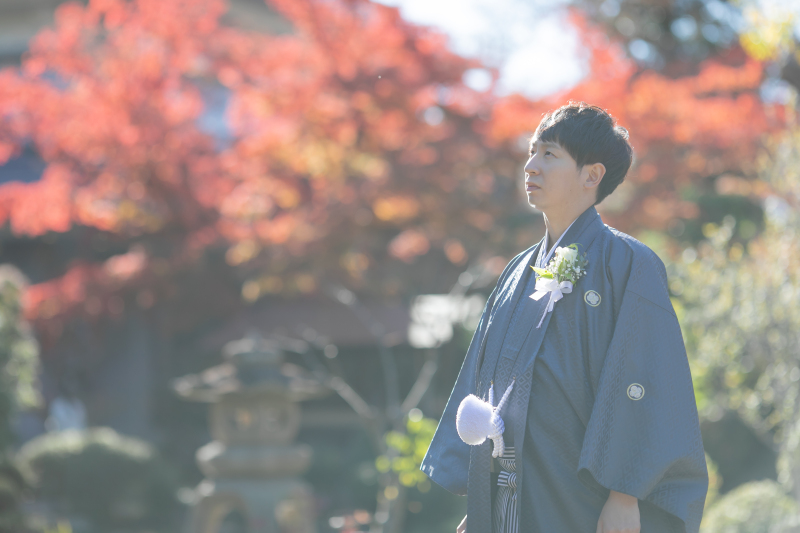 ご新郎様ソロショット