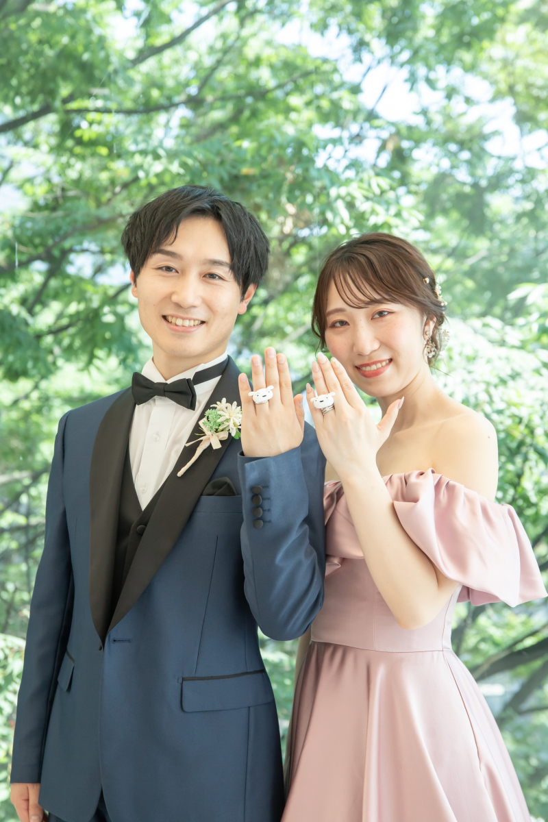 指輪ショット!?(笑)