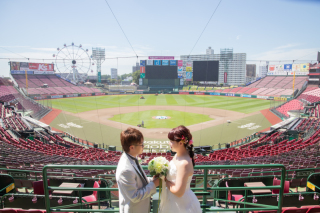 楽天モバイルパーク　洋装撮影