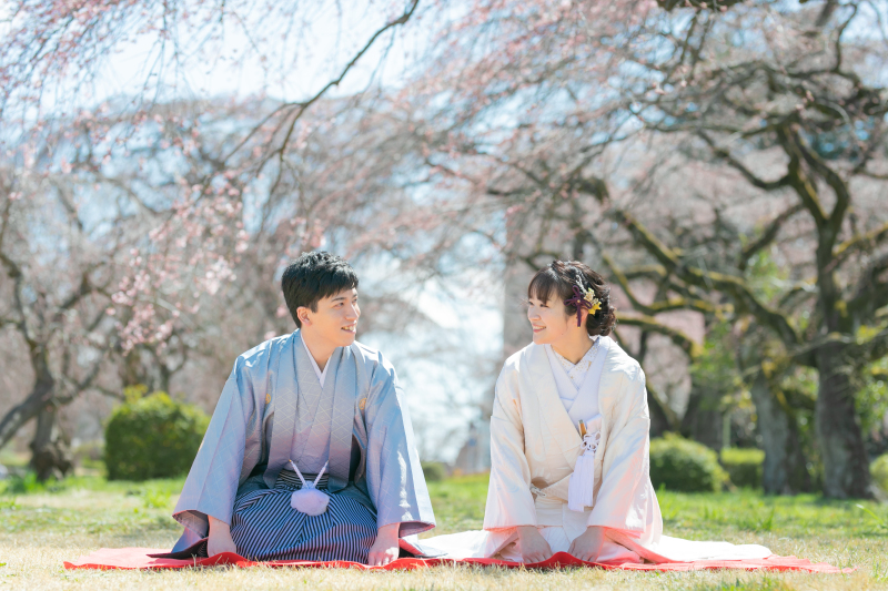 最後は二人で正座ショット！