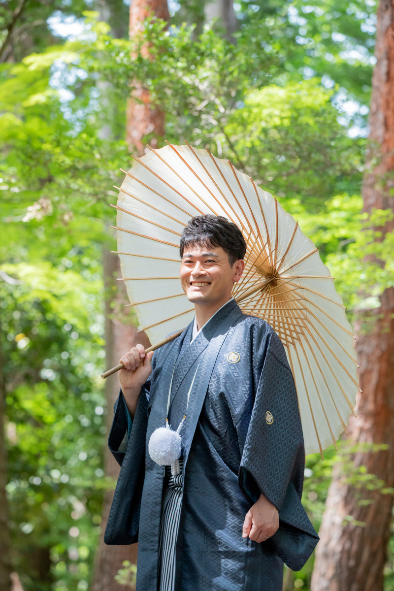 ご新郎様ソロショット