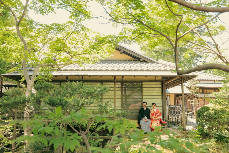 座ってワンショット