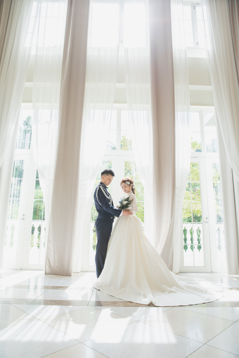 やわらかい日差しの中で