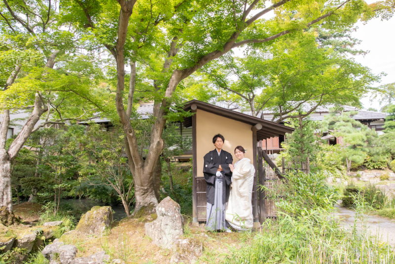 季節によって表情が変わる日本庭園