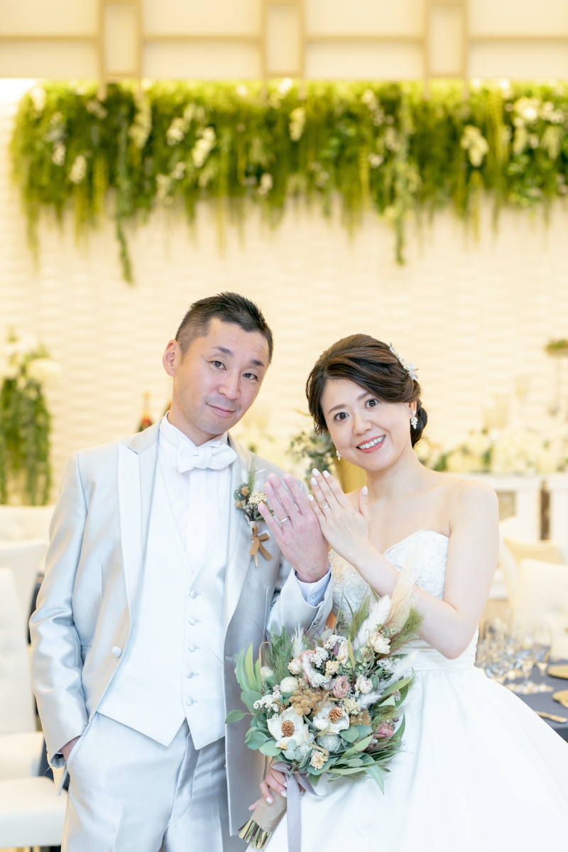 披露宴会場にて