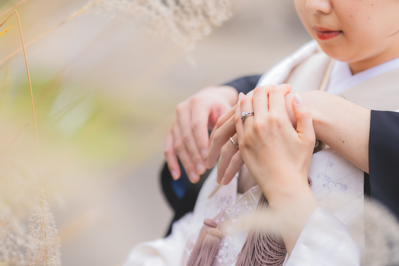 お手元ショットも、秋を取り入れつつ撮影しました♪