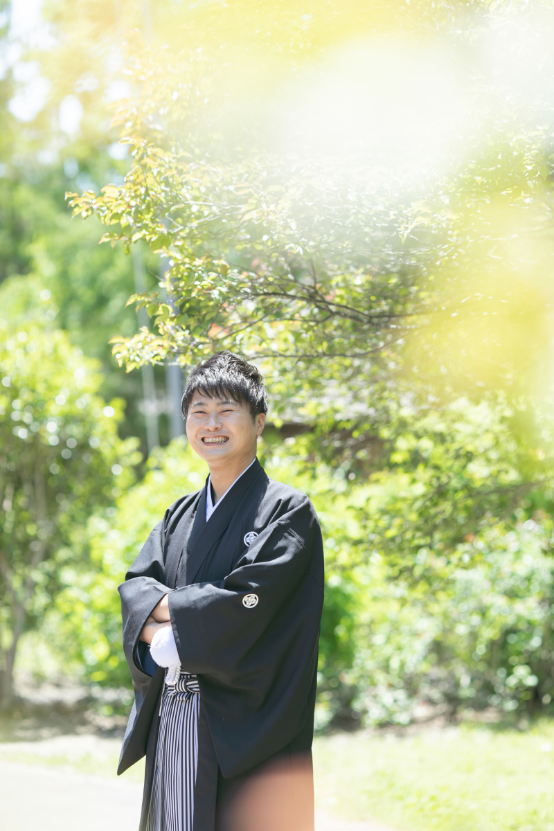 ご新郎様ソロショット