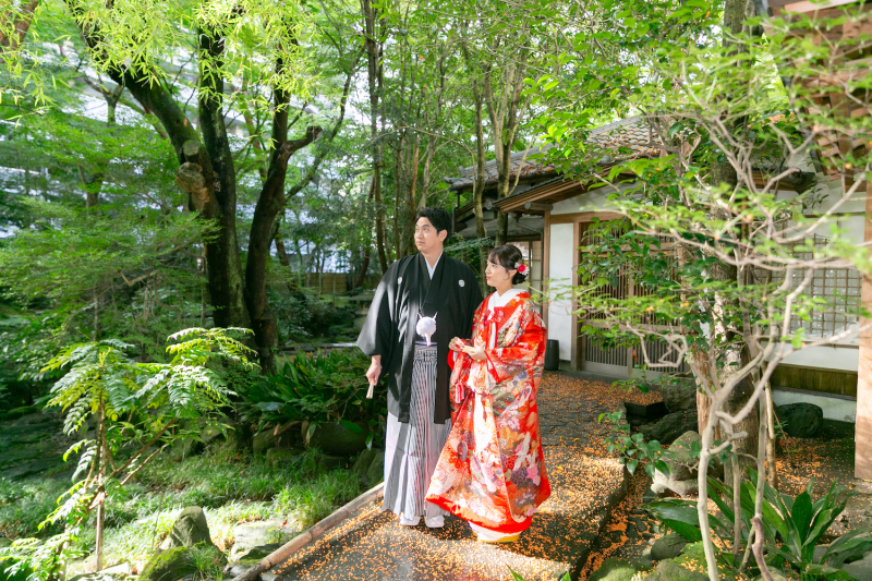 和の雰囲気溢れる庭園で撮影ができます!