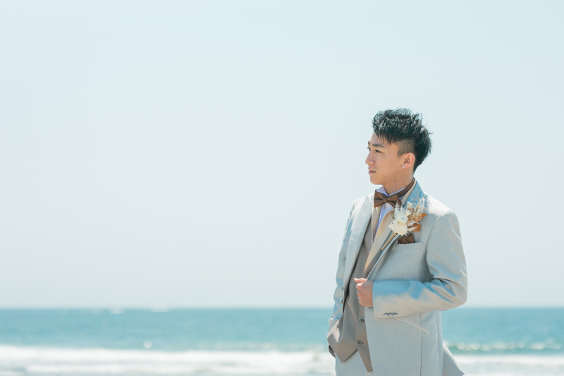 ご新郎様ソロショット