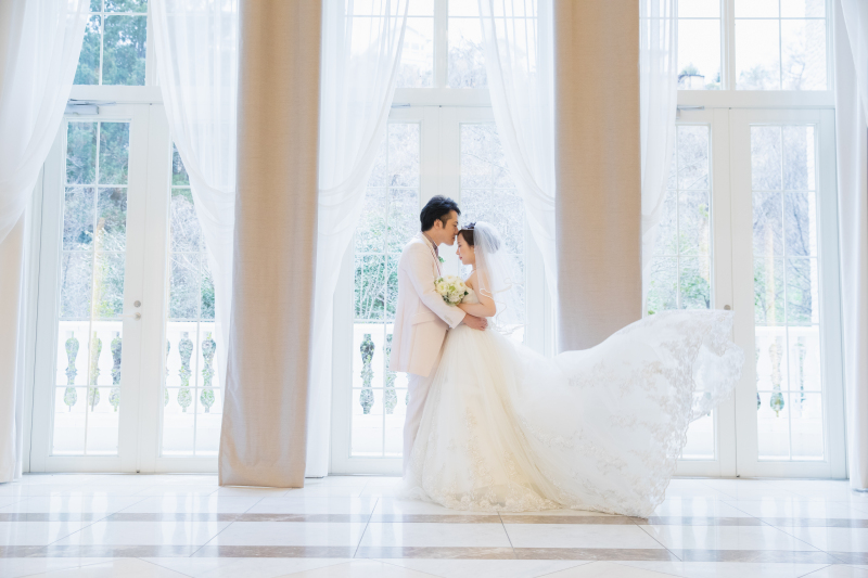 トレーンをなびかせて