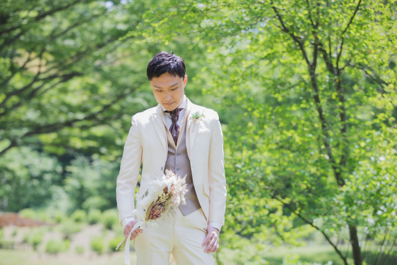 ご新郎様　ソロショット