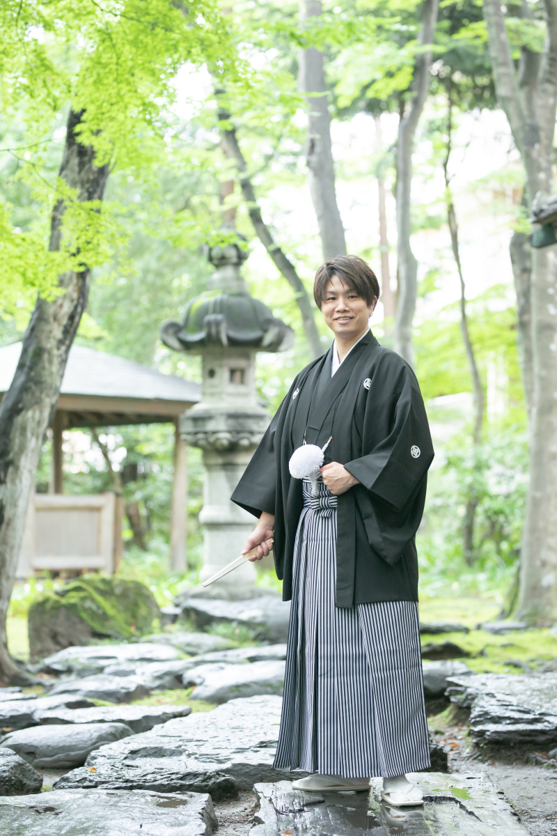 ご新郎様ソロショット