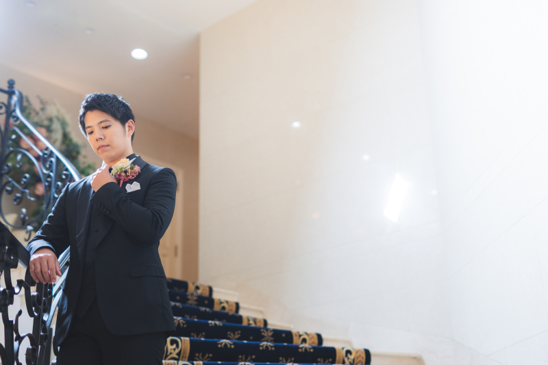 新郎様のソロショット！
