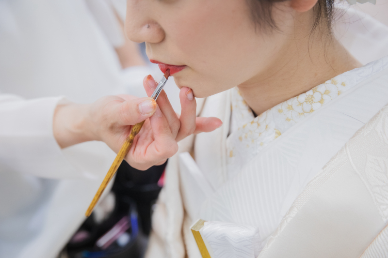 お支度ショット