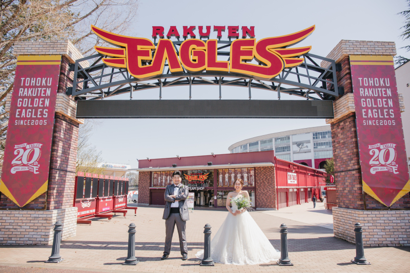 楽天イーグルスのロゴと♡