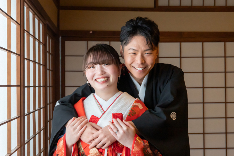 おふたりのとびっきりにっこりショット頂きました！