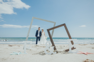 洋装　ロケーション撮影