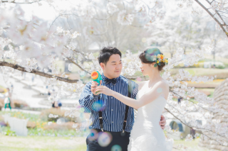 洋装　ロケーション撮影