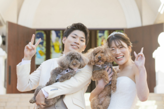 愛犬と一緒に！