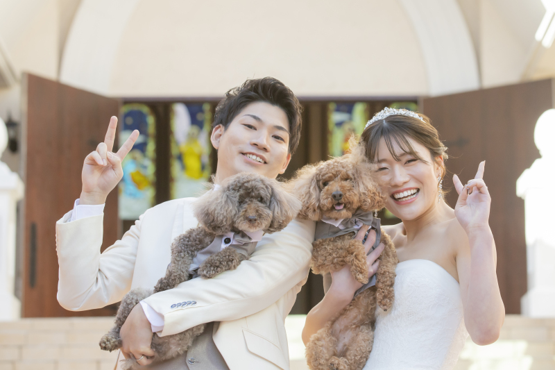 愛犬と一緒に！