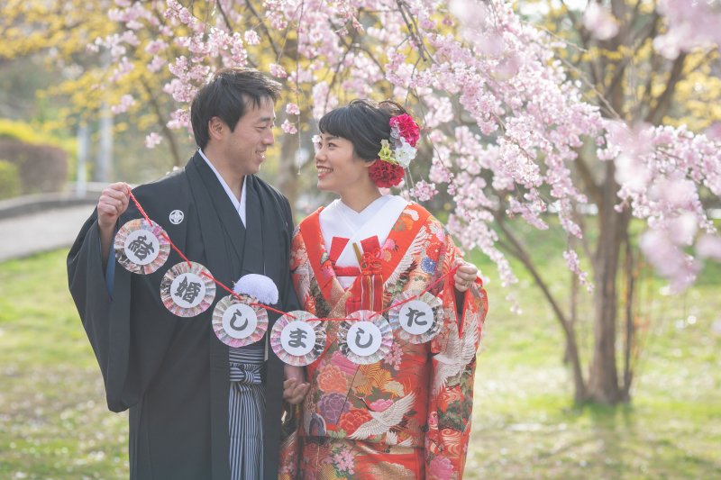 ガーランドと一緒に