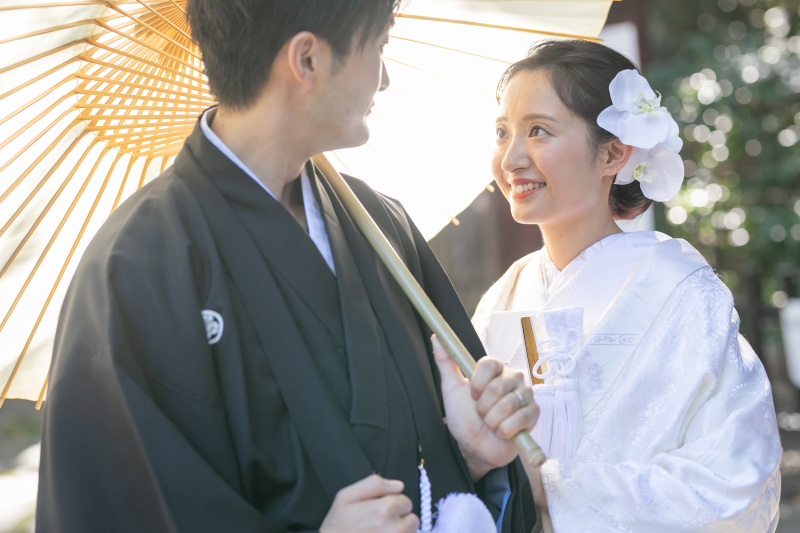 幸せそうなお二人