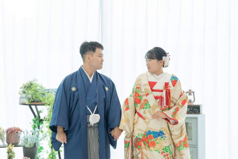 互いに見つめ合って