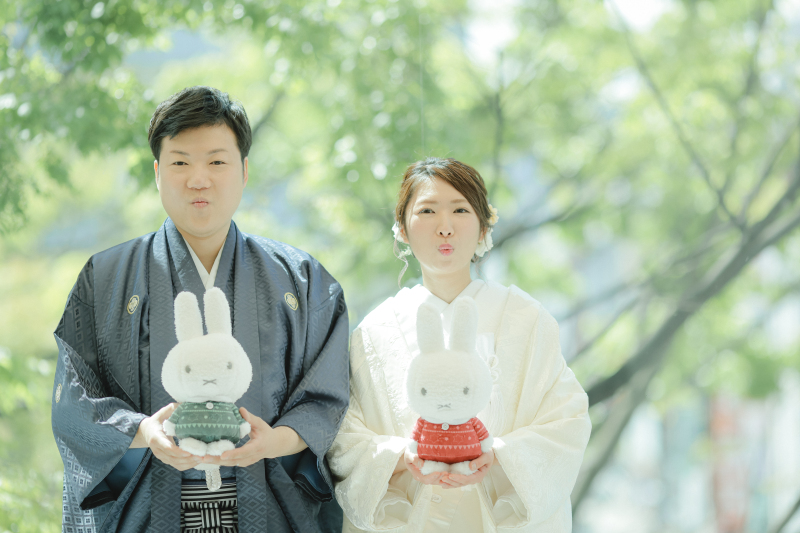 ご持参いただいた小物を使って