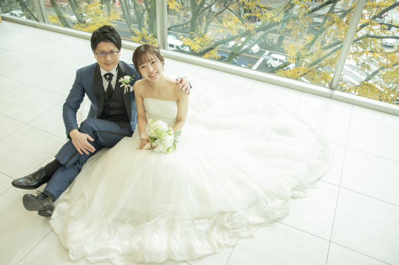 お座りショット