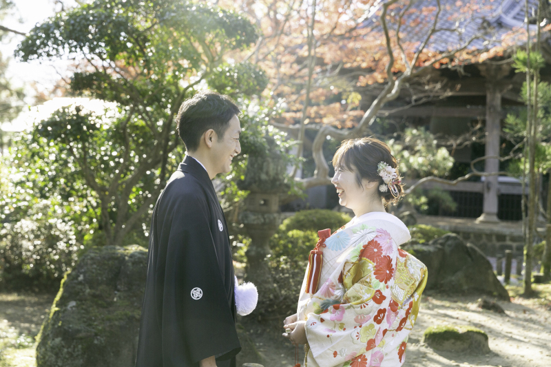 まずは、おふたりで見つめ合いショット♡