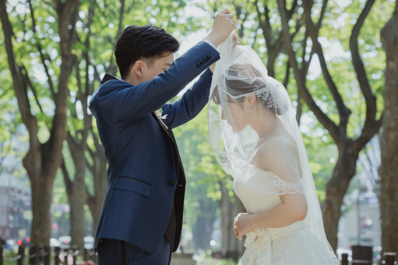 洋装　ロケーション撮影