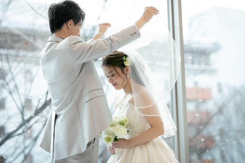 ベールアップシーン