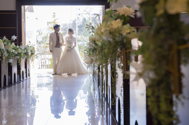 洋装はかっちりチャペルで！