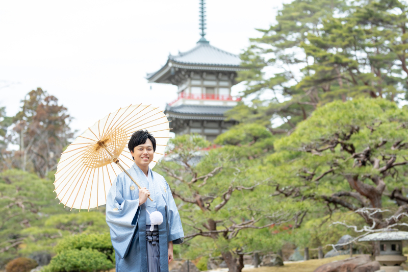 ご新郎様ソロショット