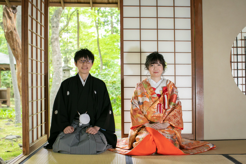 正座の撮影を！