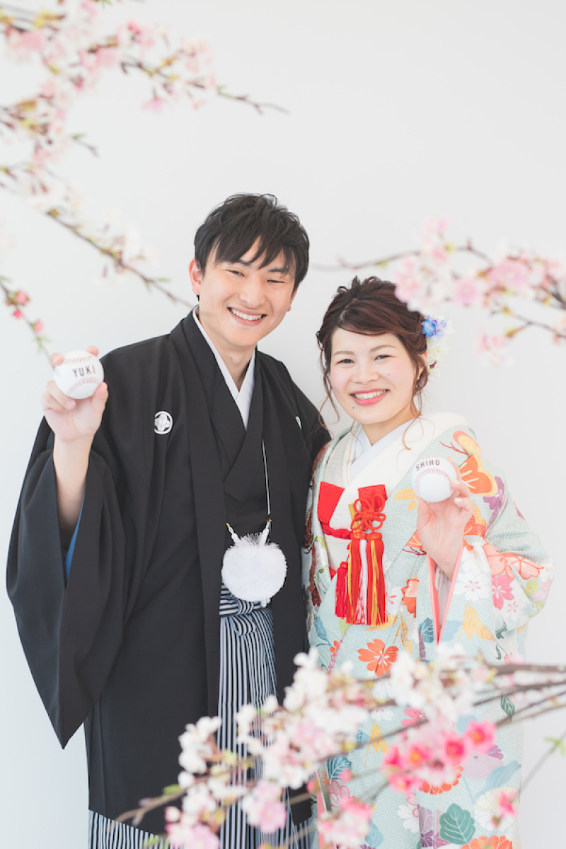 まずは季節に合わせて桜ショットを☆