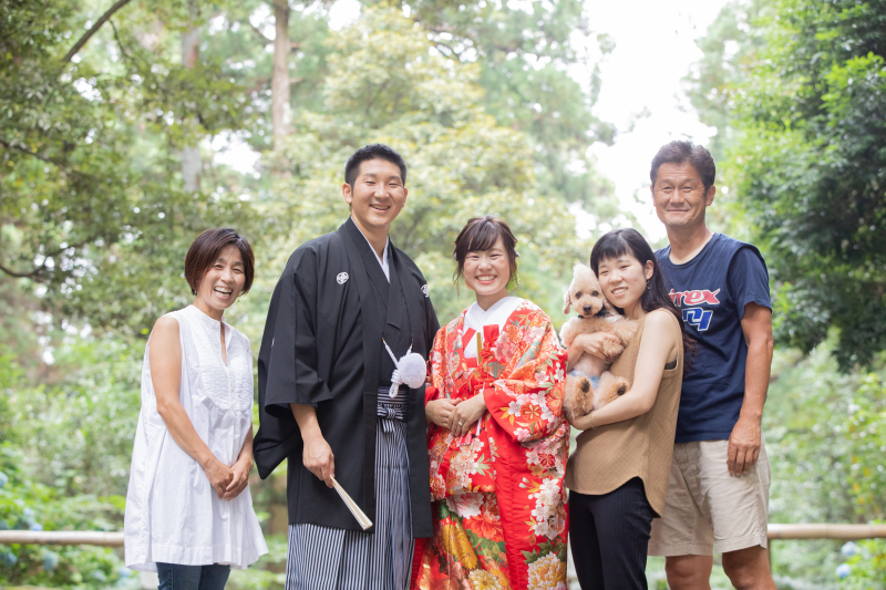 ご家族の方と！