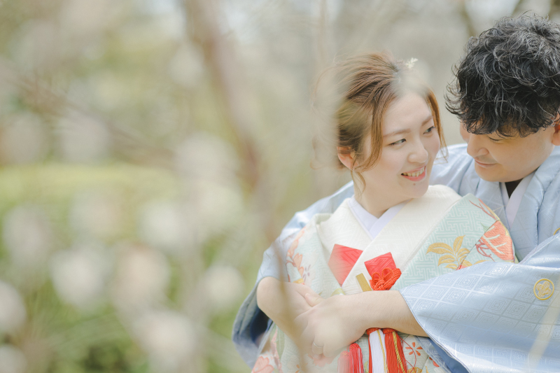 幸せそうなお二人