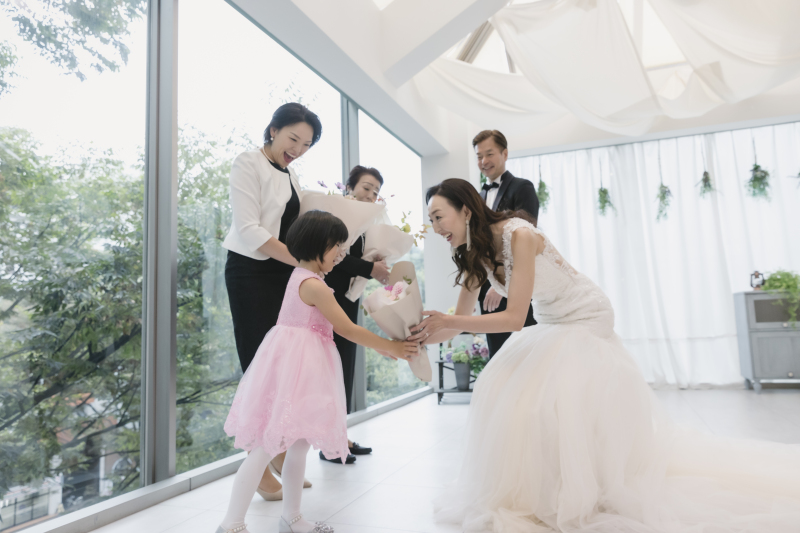 花束のプレゼント！