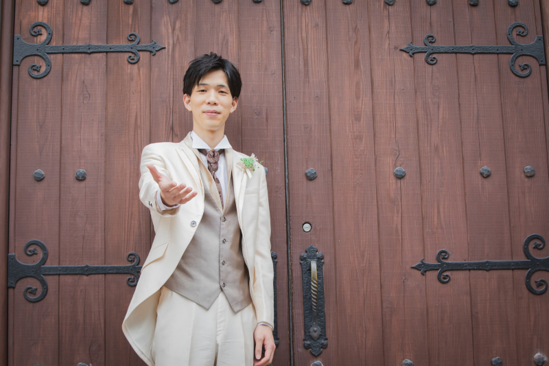 ご新郎様　ソロショット