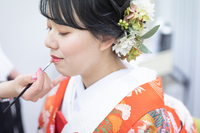 お支度ショット