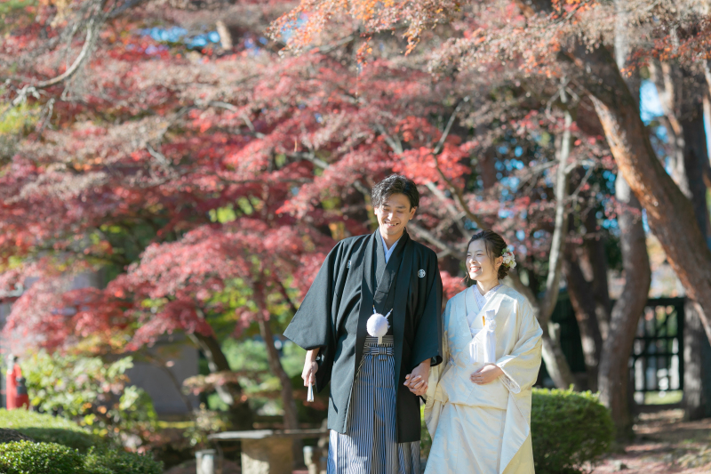 庭園内をお散歩ショット