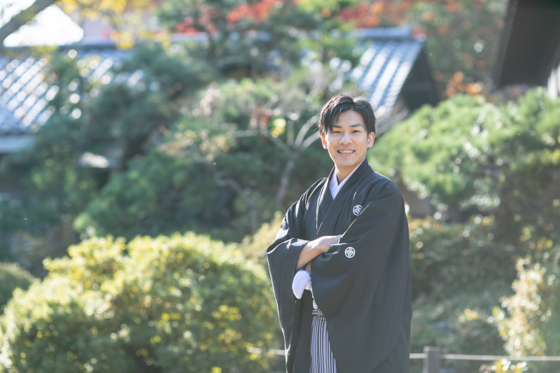 ご新郎様ソロショット