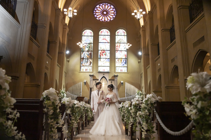 クラシカルなチャペル撮影